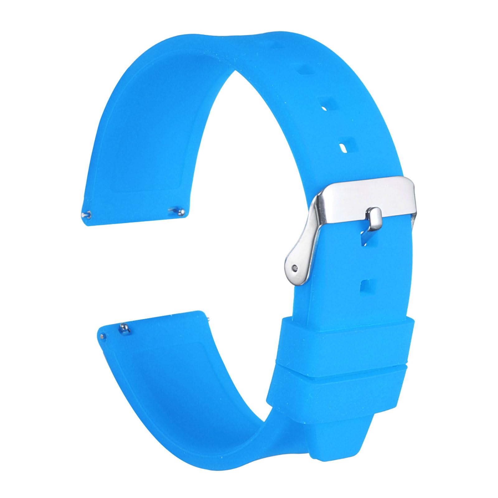QUARKZMAN Magnetisches Silikon Uhrenarmband 20mm Schnellvers