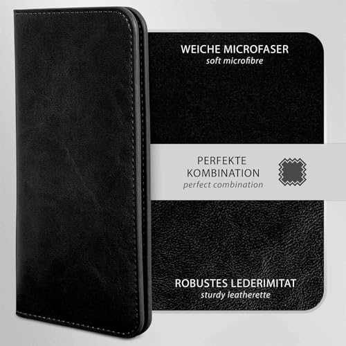 Étui de protection Huawei nova 13 moex noir à rabat avec porte-carte - 4
