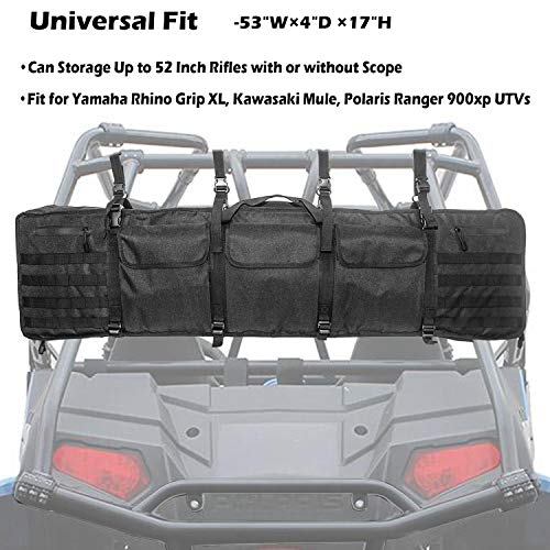 Rifle Case Soft ShotGun Bags for UTV Gun Rack Storage, Waterproof Dust Resistant UTV Double Gun Carrier, Powersports Gun Racks Storage Long Gun Case, Hunting Gear Accessories