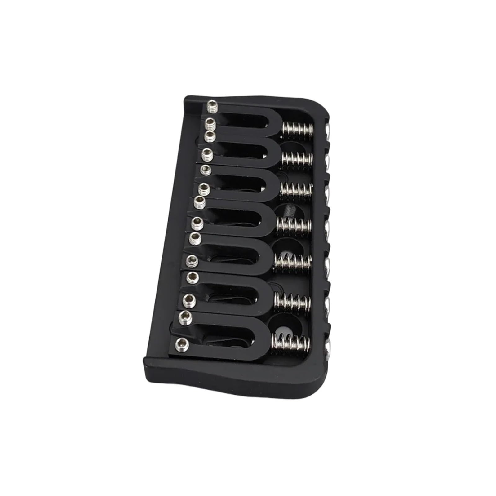Puente De Guitarra Fijo De 7 Cuerdas, Accesorios For Guitarra, Negro(Chrome)
