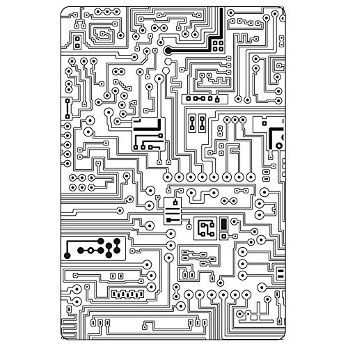 Sizzix Multi-Level Textured Impressions Embossing Folder Circuit by Tim Holtz, 665372