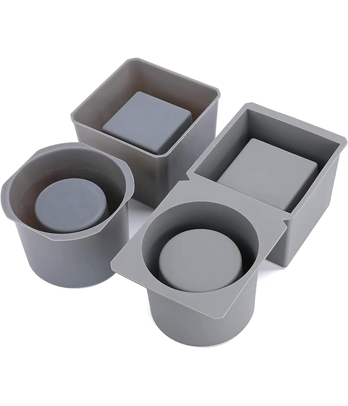 Moule en silicone pour pot de fleurs en béton idéal déco terrasse et salon