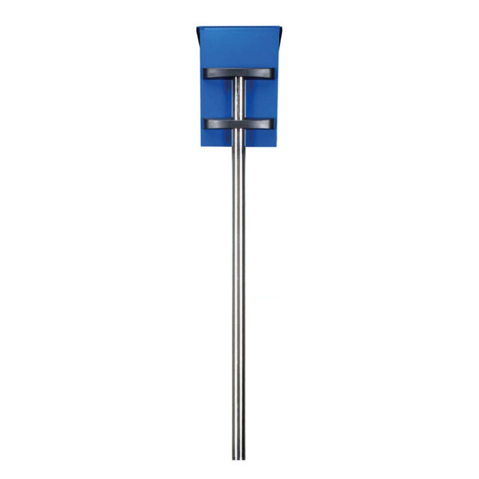Perel Poteau pour boîte aux lettres, acier inoxydable, avec matériel de fixation, argenté, hauteur 150 cm