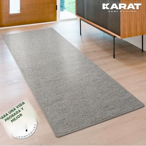Alfombra de pasillo de 67 x 350 cm por metros gris para cocina y sala de estar 8