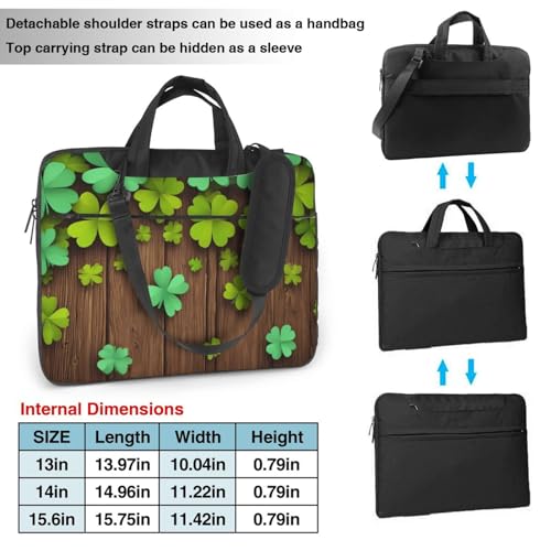 Maletín para portátil impermeable 15.6 pulgadas marrón miniatura 3