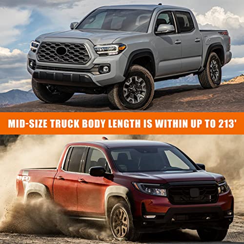Waterproof Truck Cover Replace for 2005-2025 Toyota Tacoma/Ford Ranger Double Cab 5ft, 6 Layers All Weather Truck Cover with Zipper Door for Snow Rain Dust Hail Protection by sportuli - Image 8