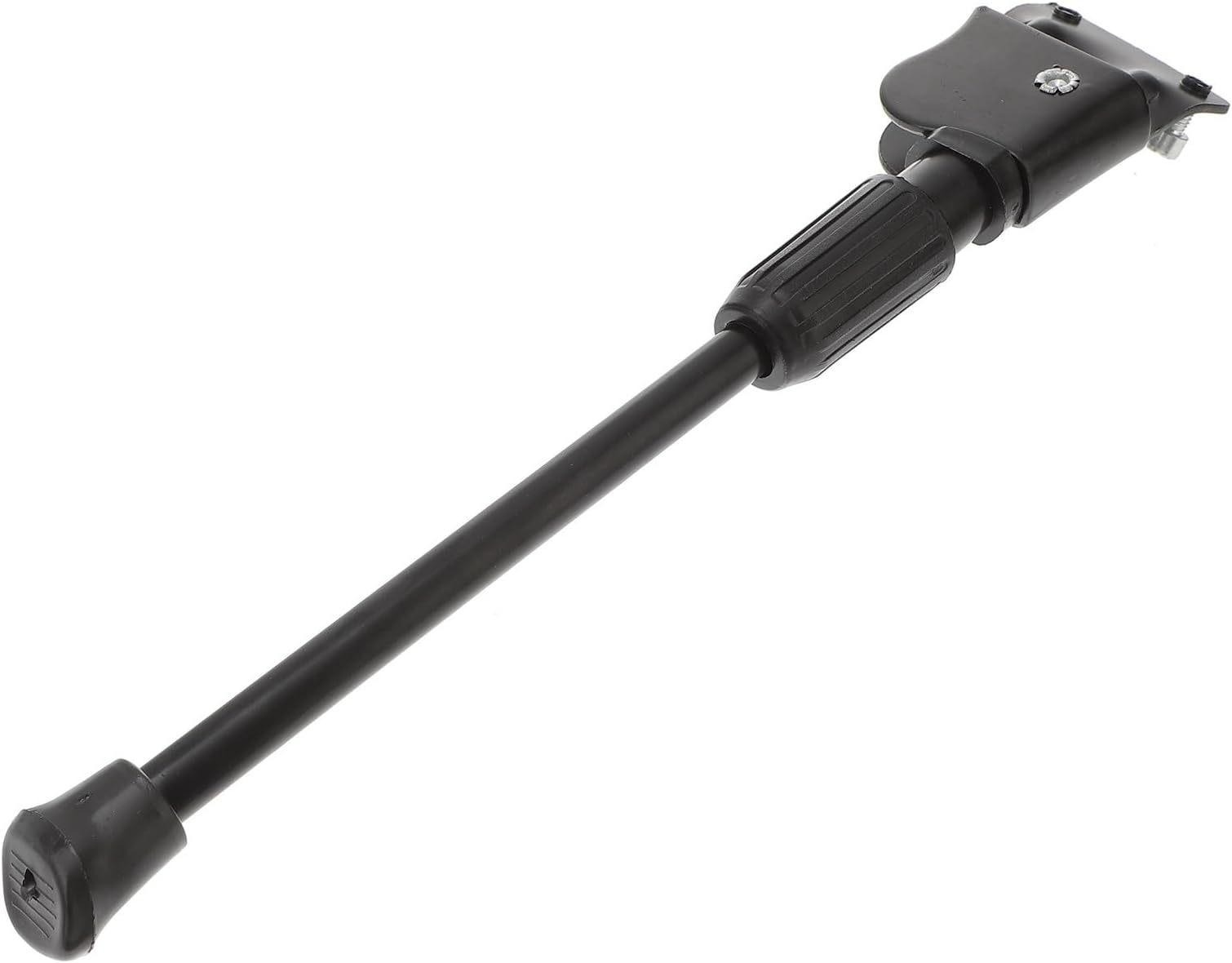 Garneck Bike Kickstand 2 Holes Folding Bicycle Stand Steel Single Side Kickstand for Mountain Bike Road Bicycle (Black)