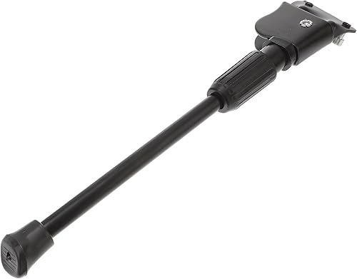 Garneck Soporte de bicicleta 2 agujeros plegable Soporte de bicicleta de acero solo lado Kickstand para bicicleta de montaña Bicicleta de carretera