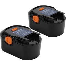 Exmate 2 Pack 14.4V 3.5Ah Battery Compatible with Ridgid R83015 130252003 130254002 130254008 Ridgid 14.4v Battery