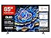 TCL 85T69C 85 Zoll QLED, Direct LED TV, 4K HDR TV, Smart Google TV (Dolby Vision & Atmos, Motion Clarity, Onkyo 2.1 Sound, Kompatibel mit Google Assistant & Alexa)