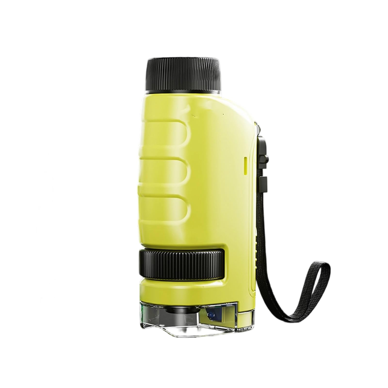 Tsophreniq Yellow Lightweight Travel Microscope With Multiple Magnification Option For Explorers To Discover Microscopic Science Exploration Tool