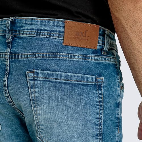 Essentials Men’s Regular Fit Comfort Flex Waist Jeans Crafted with Premium Cotton Stretch Fabric3