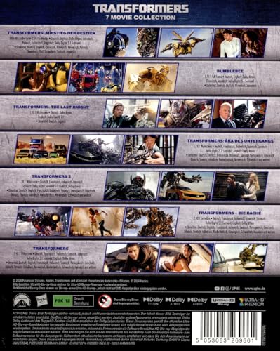 Transformers 7-Movie Collection – 4K Blu-ray (UHD + Blu-ray Disc)