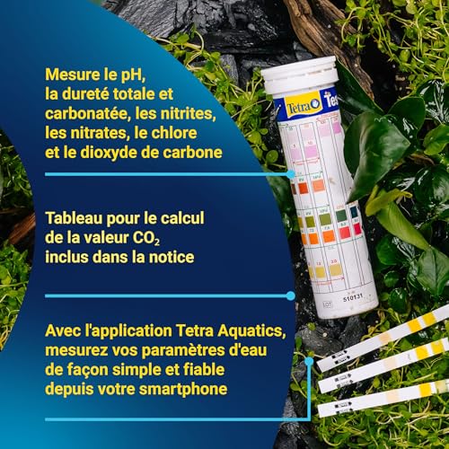 Tetra Test 7 en 1 kit bandelette eau douce aquarium ph nitrites