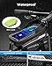 whale fall Bike Frame Bag Waterproof, 3D Eva Hard Shell, Bike Phone Holder, Bicycle Top Tube Bag, Cycling Pouch with Rain Cover, Bike Accessories for Phones Under 7
