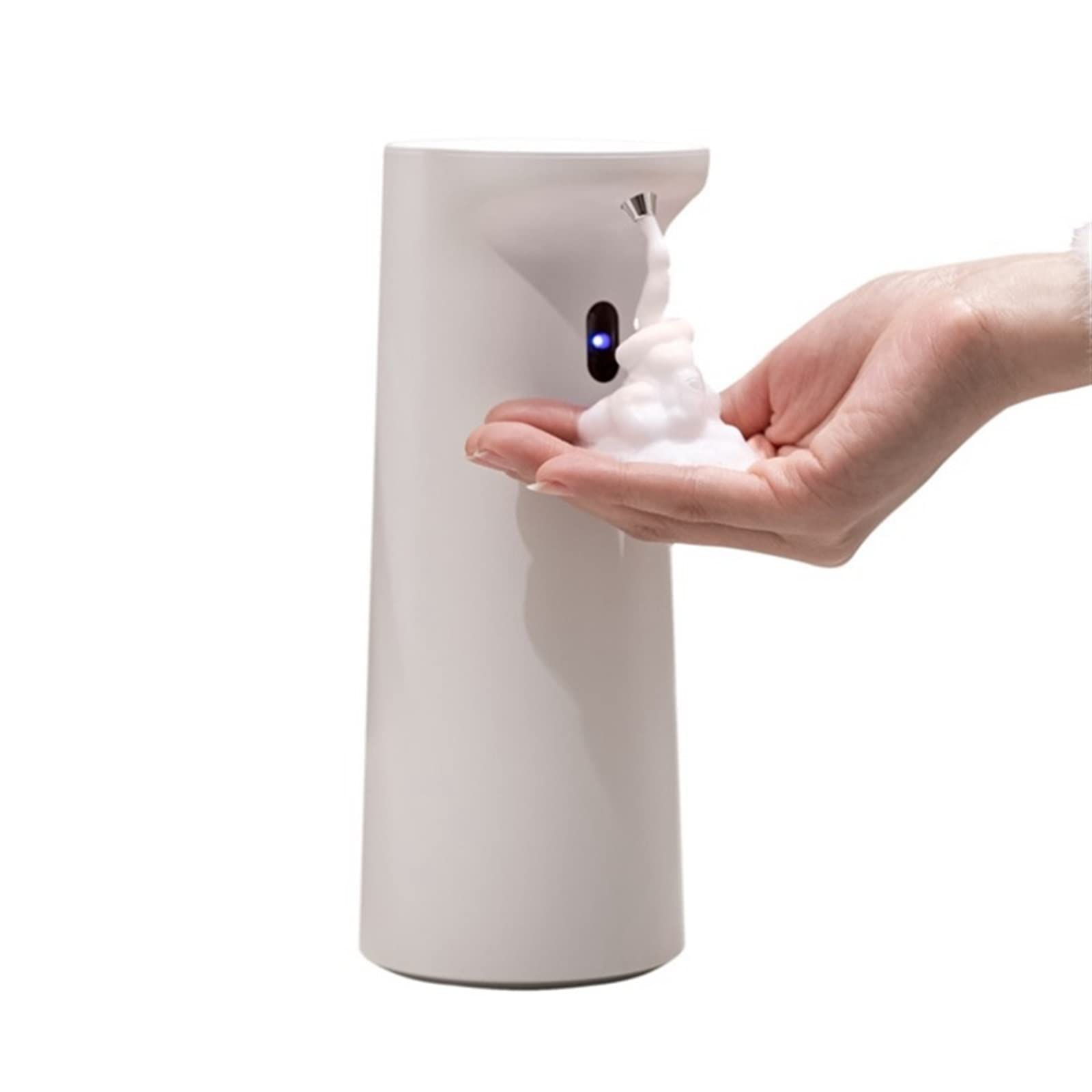 Distributeur de savon automatique pour éviter les taches de gel sur la vasque de salle de bain