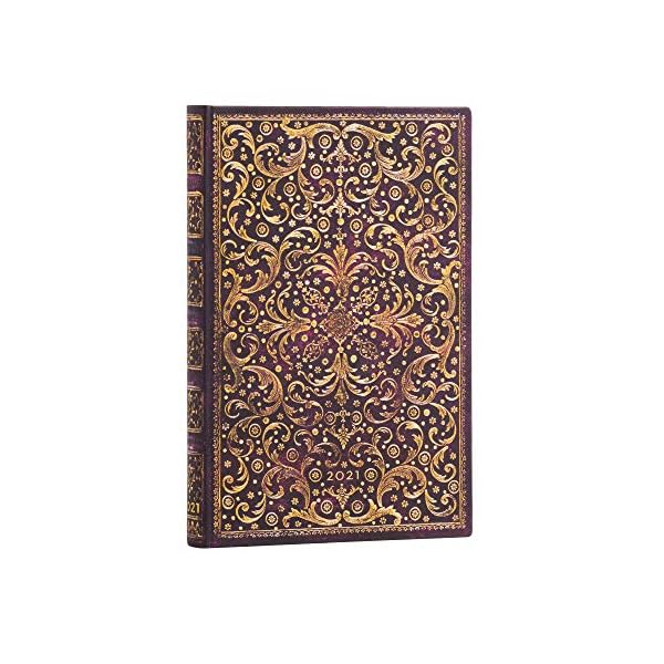 Paperblanks 12-Monatskalender 2021 Aurelia | Horizontal | Mini (95 × 140 mm), DD6664-4