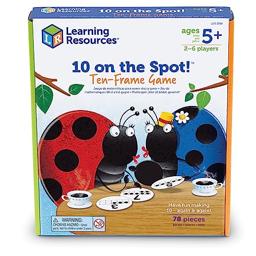 Learning Resources 10 on the Spot Ten Frame Game miniatura 5