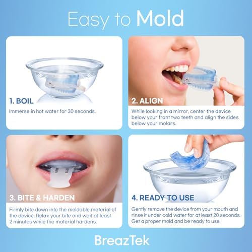 Anti Snoring Devices Mouth Guard: Adjustable Snoring Solution for Better Sleep - Snore Stopper for Men and Women - 4