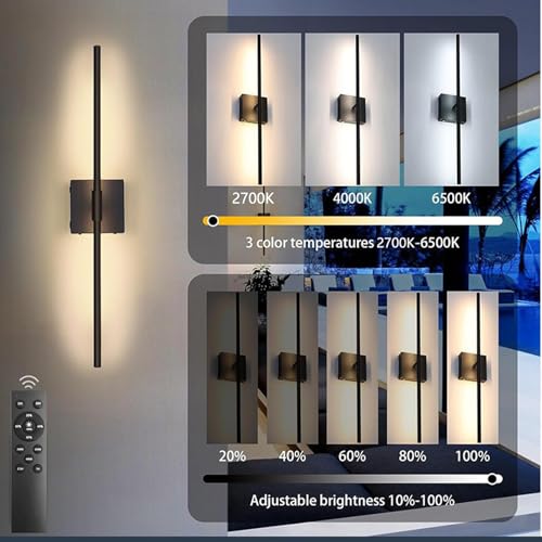 Aplique de pared con batería regulable y giro de 350° para una iluminación flexible 2