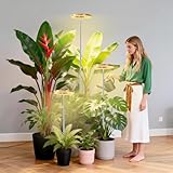 LPMZMBL 3 Packs Grow Lights for Indoor Plants,Plant Grow Light,80 LEDs Full Spectrum Plant Lights for Indoor Growing with 6/12/16H Timer-WG3