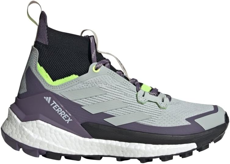 adidas Terrex Free Hiker 2 Womens Shoes Size 7.5, Color: Wonder Silver/Wonder Silver/Lucid Lemon - Image 2