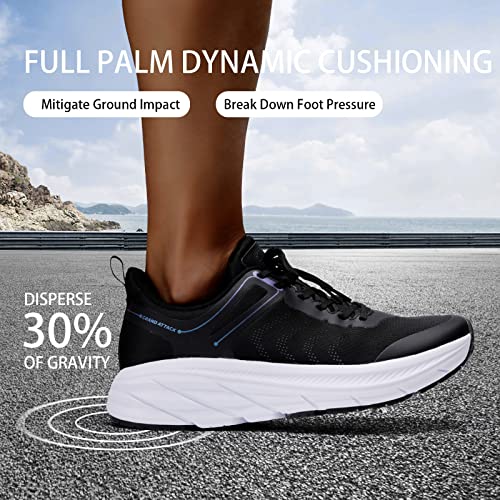Image of Grand Attack Men's Road Running Walking Shoes | Max Cushioned Comfort | Durable Non-Slip | Breathable Athletic Tennis Cross-Training Sneakers