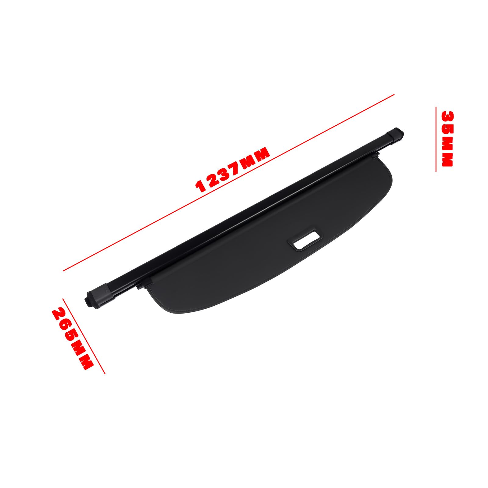 Laderaumabdeckung Abdeckrollo Kofferraum Kompatibel mit Ecl-ipse Cr0ss GK GL 2.0 2018-2023 7237A148XA