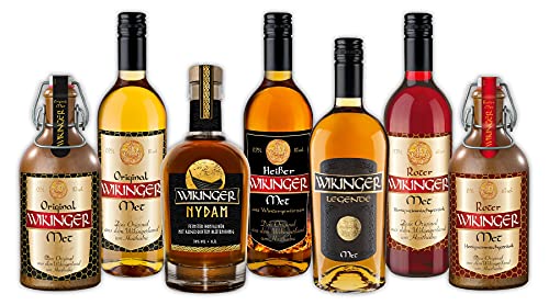 Original Wikinger Met + Roter Wikinger Met im Geschenkset | 2x0,75L inkl. 2 Becher | Honigwein aus der Region Haithabu… - Image 8