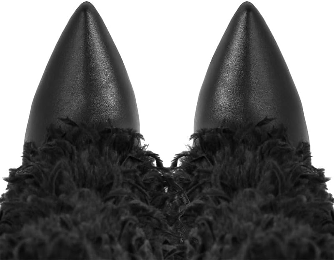 水菜様　zucca 黒ファーブーツ　リアルファー　L ナウシカ zucca 黒ファーブーツ リアルファー L ナウシカ