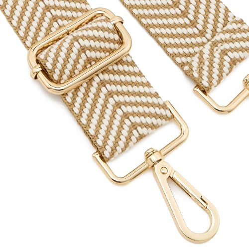 Image of ZOOEASS Wide Shoulder Strap Adjustable Replacement Belt Guitar Style Crossbody Bag Handbag Strap Multicolor Canvas Straps(Wide:1.5in)(Color30)