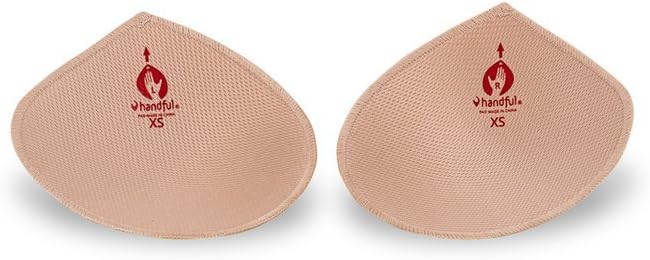 Handful Lights Out Thin Bra Pad Inserts for Sports Bras, Mastectomy Bras, and Swimsuit Tops