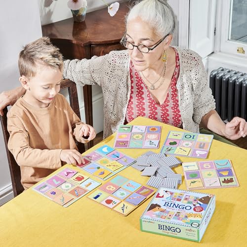 Image of eeBoo: Preschool Bingo Things I Know for Kids Ages 3+, Learning Game That Practices Sorting & Memory Skills While Building Recognition