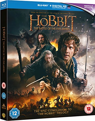Blu-ray El Hobbit: La batalla de los cinco ejércitos edición Reino Unido película de colección 3