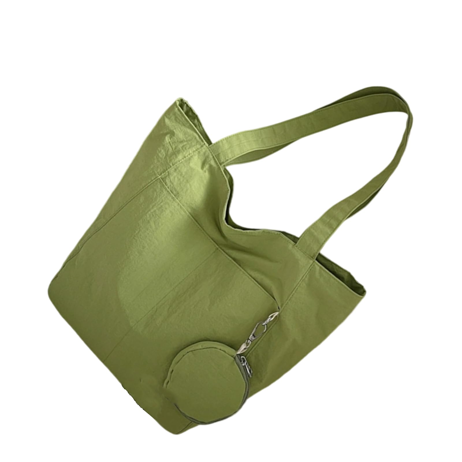 Kalttoy Women's Green Practical ' S Nylon Shoulder Bag With Spacious Interior Underarm Bags Casual Handbag For Commuting And Travel Lightweight Commuters Bag