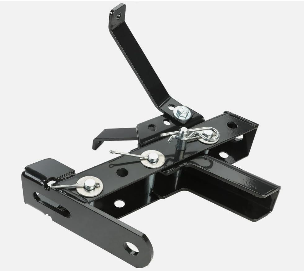 Adjustable Lawn Mower Trailer Towing Hitch Garden Tractor Hitch, Replacement for John Deere OEM