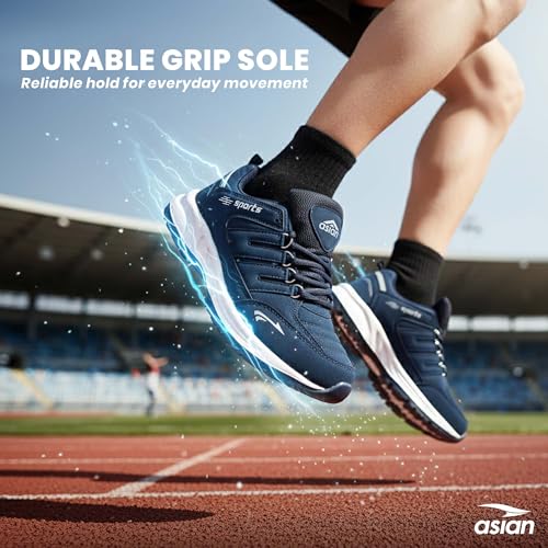 Image of ASIAN Men's Cosko Sports Running,Walking,Gym,Training Sneaker Lace-Up Shoes for Men's & Boy's