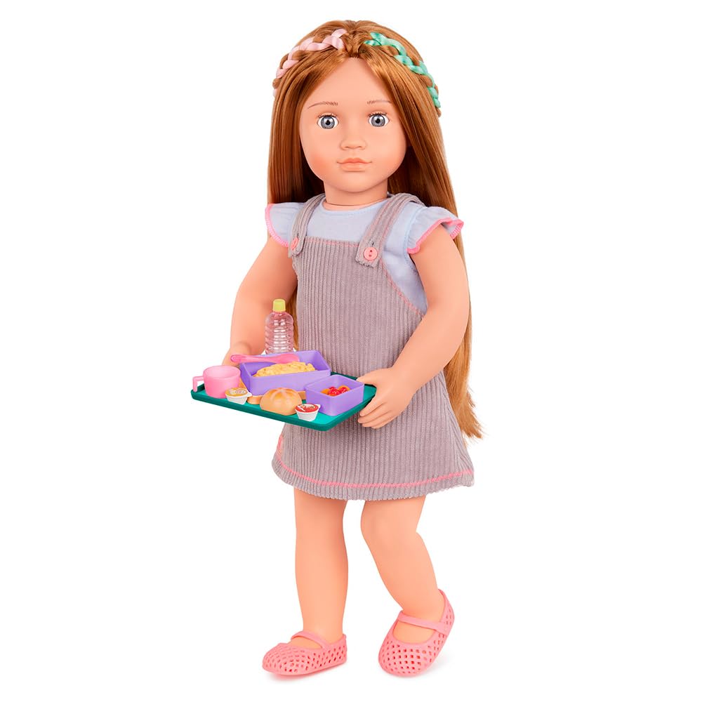 Our Generation – Reiseset für 46 cm Puppen – Mit Koffer, Zubehör und Reisedetails wie Kamera, Tablet, Zahnpflege & Reisepass – Over The Rainbow