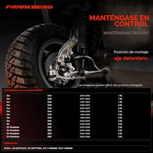 Brazo transversal brazo oscilante compatible con E46 Compact Touring Cabrio Z4 E85 3