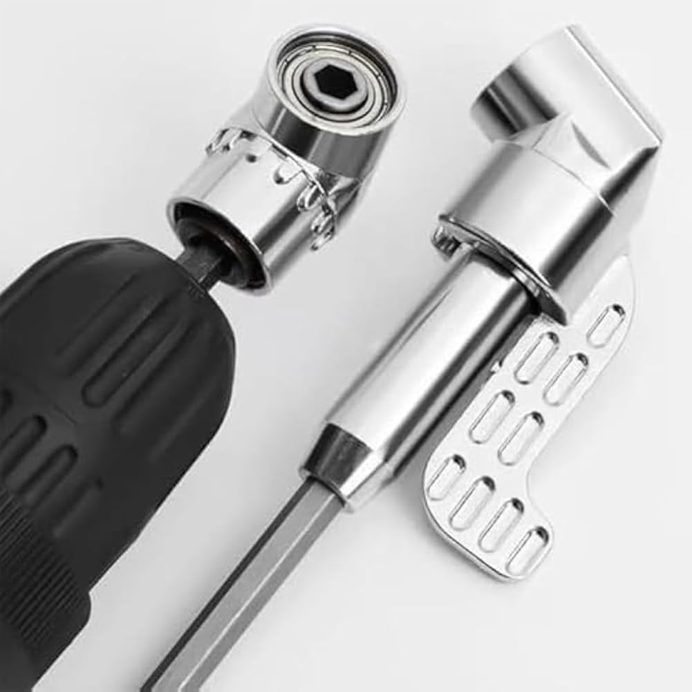 Erpmlyo Corner Tool Screw Hub, Multi-Function Bend Screwdriver Bit, 360° Rotatable 1/4in 3/8in 1/2in Socket Adapter Set - Image 3