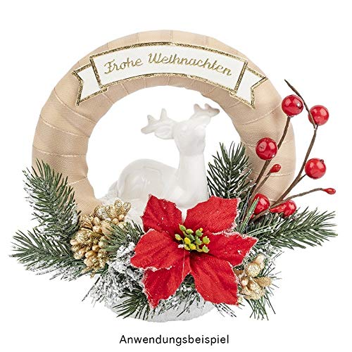 Ideen mit Herz Deko-Figuren, Hirsche, Verschiedene Designs, 2 Stück
