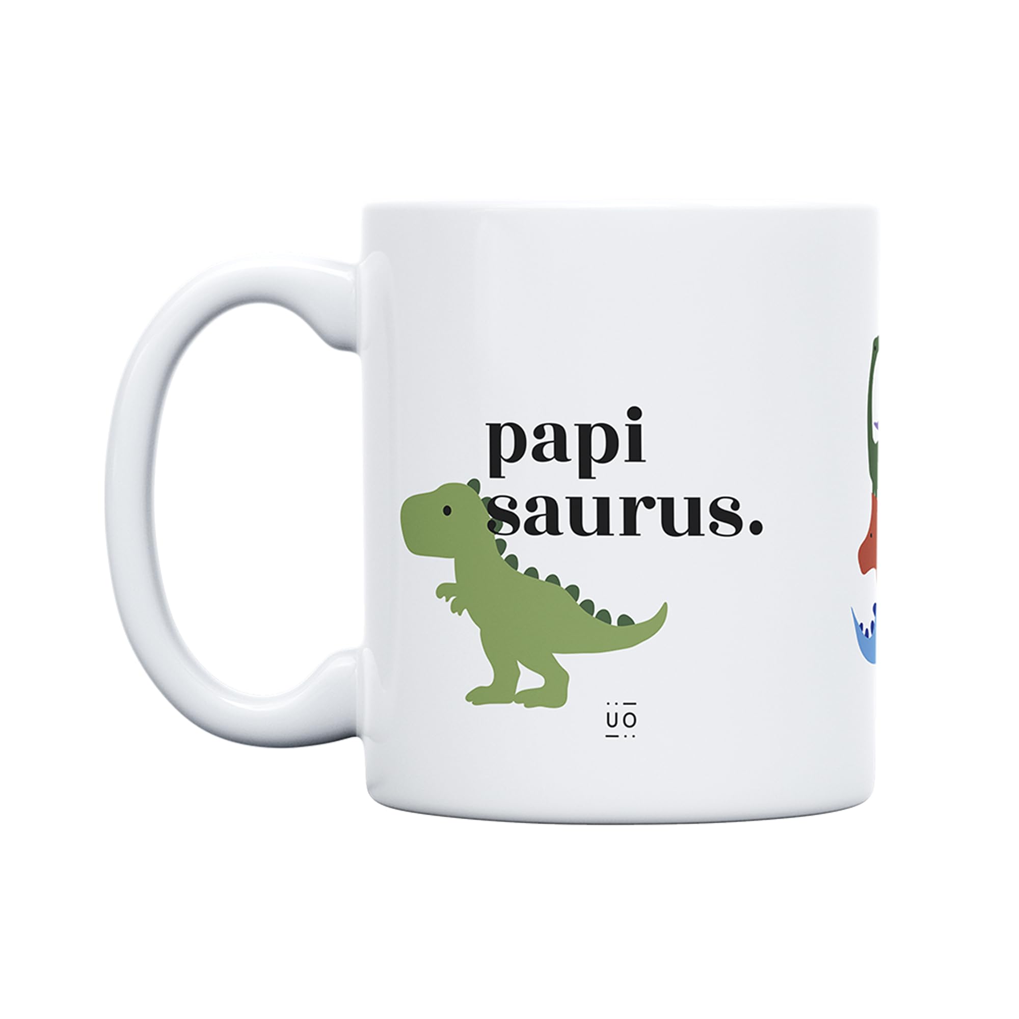 UO Papisaurus Gift Mug, Gift for Dads, Gift for Parents, 350 ml, Ceramic