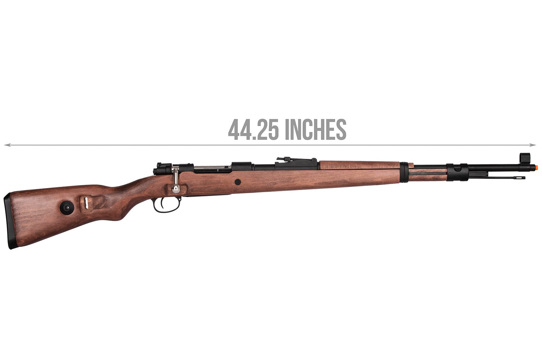Kar 98K WWII German Infantry Realistic Cycling Bolt Action Airsoft Rifle- Real Wood
