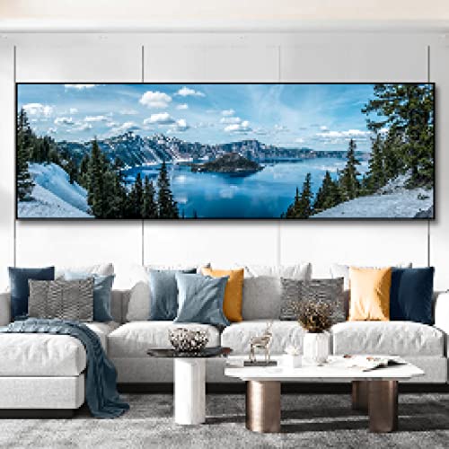 Peintures de paysage KEBIA pour habiller un mur vide avec un decor de montagne apaisant