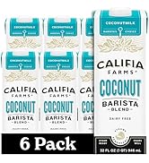 Califia Farms - Coconut Barista Blend Coconut Milk, 32 oz (Pack of 6), Shelf Stable, Dairy Free, ...