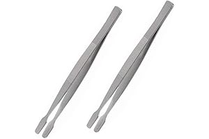 BinaryABC Stamp Tweezers Philately Collector Tools 2pcs