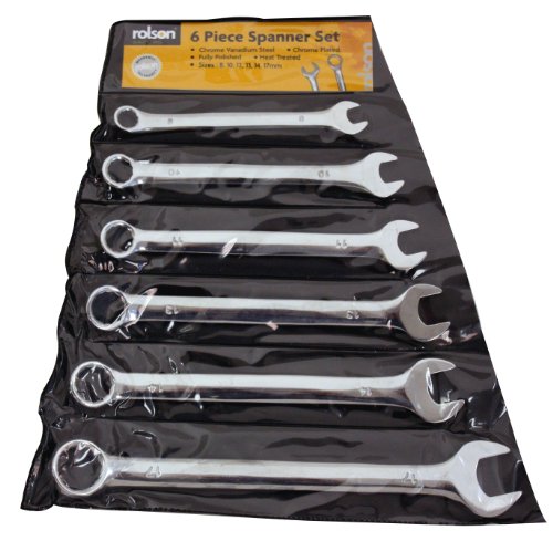 Rolson 46678 - Set di chiavi inglesi, 6 pezzi