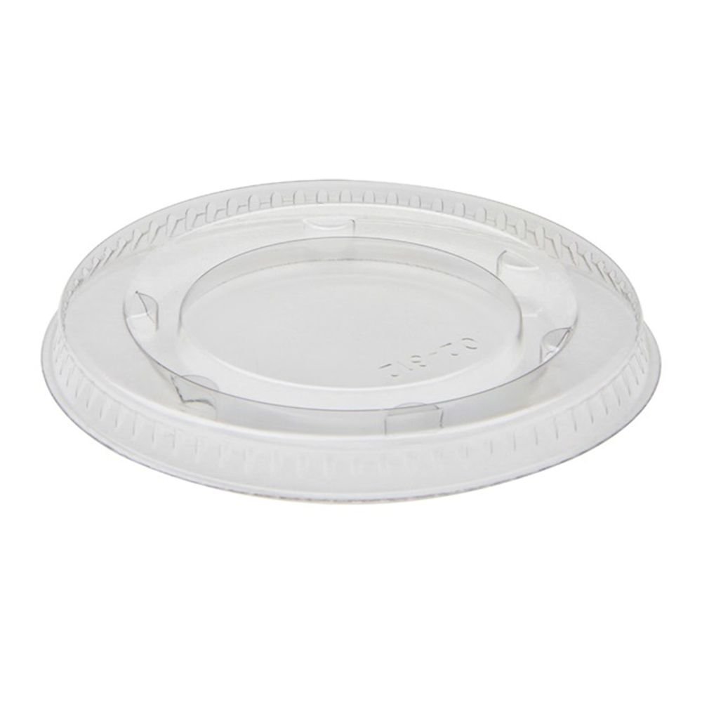 Pactiv YLS2FR Souffle Cup Lid For YS200 2 Oz Portion Cup - 2400 / CS by Pactiv fits YS200 – Plastic, Pack of 2400