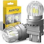 AUXITO 2023 Upgraded 3157 LED Bulb Reverse Lights 6000K White 350% Brighter, 3056 3156 4057 4157 LED Light for Tail Light, Backup light, DRL, Brake Signal Lights, Pack of 2