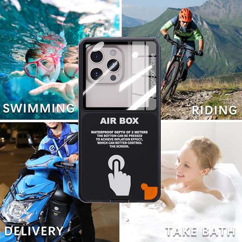 Funda impermeable para teléfono universal de 6.9 pulgadas compatible con iPhone y Samsung 7